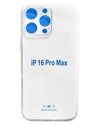 Чехол-накладка силикон i-Phone 16 Pro Max 6.7&quot; прозрачный
