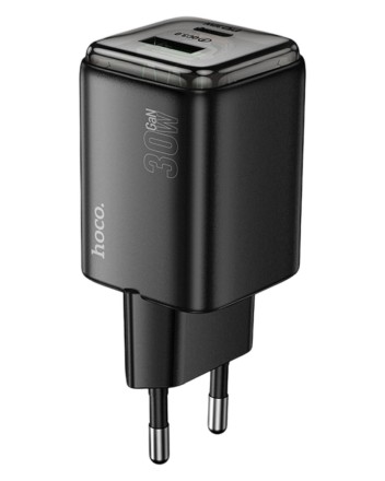 Сетевое зар. устр. Hoco N53 1USB/2С 30W черное