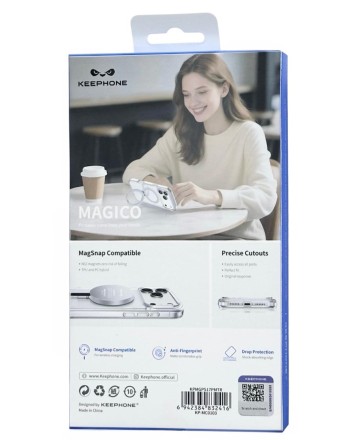 Накладка для i-Phone 17 Pro Max Keephone Magico MagSnap прозрачный