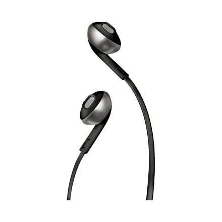 Наушники с микрофоном JBL T205 1.2м черные