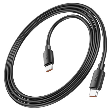 Usb Кабель-зарядка Type-C на Type-C Hoco X96 100W 5A 1м черный