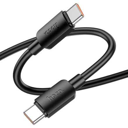 Usb Кабель-зарядка Type-C на Type-C Hoco X96 100W 5A 1м черный