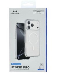 Накладка для i-Phone 17 Pro Max Keephone Hybrid Pro MagSnap прозрачный