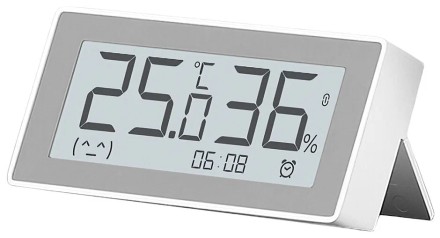 Метеостанция-часы с датчиком температуры и влажности Xiaomi Miaomiaoce MHO-C303 белая