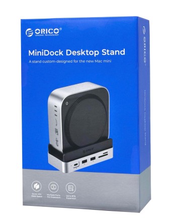 Док-станция + хаб Orico VSP1 USB3.0x3/USB-Cx3/HDMI/RJ45/MicroSD/TF/Mac Mini черный