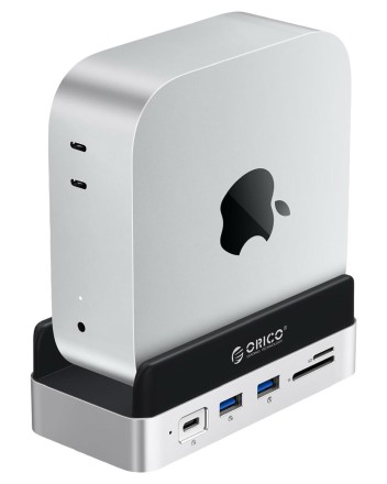 Док-станция + хаб Orico VSP1 USB3.0x3/USB-Cx3/HDMI/RJ45/MicroSD/TF/Mac Mini черный