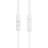 Наушники с микрофоном Hoco M14 Natural Sound 1.2м белые