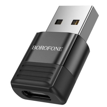 OTG TYPE-C на USB Borofone BV18 чёрный