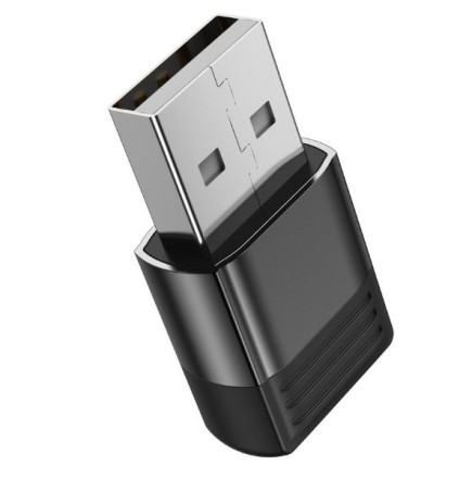 OTG TYPE-C на USB Borofone BV18 чёрный