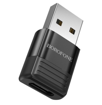 OTG TYPE-C на USB Borofone BV18 чёрный