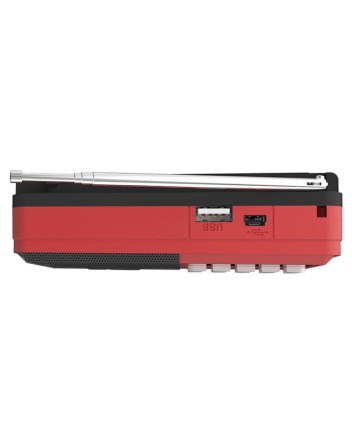 Портативный радиоприемник Ritmix RPR-001 красный