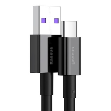 Usb Кабель-зарядка TYPE-C Baseus Superior Series 66W 2м (CATYS-A01) черный