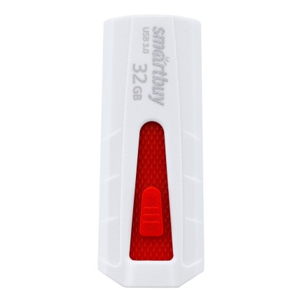 3.0 USB флеш накопитель Smartbuy 32GB IRON White/Red (SB32GBIR-W3)