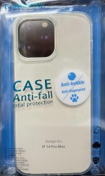 Накладка для i-Phone 14 Pro Max 6.7&quot; Borofone Ice series силикон прозрачный