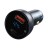 Автомобильное заряд. устр. Baseus 1USB/1C 65W с каб. Type-C (TZCCKX-0G) темно-серое