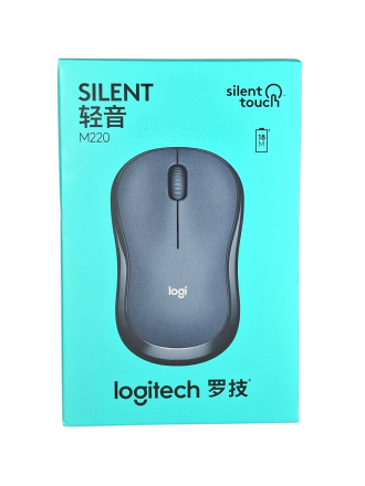 Мышь беспроводная Logitech M220 1000DPI оптическая чёрная