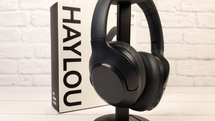Стереонаушники Bluetooth полноразмерные Haylou S35 ANC синие