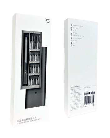 Отвертка электрическая Xiaomi MiJia Wiha Electric Screwdriver Set 24 в 1 (MJDDLSD003QW) серая