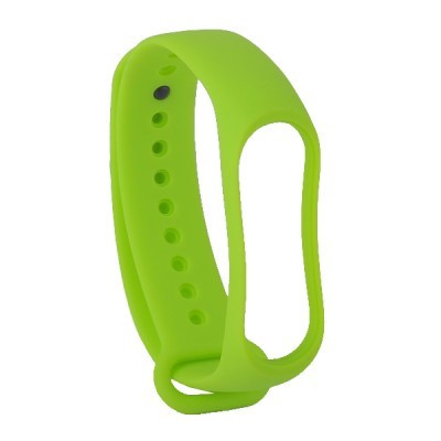 Ремешок для Xiaomi Mi Band 3/4 силиконовый зеленый