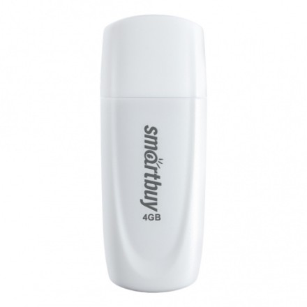 USB флеш накопитель Smartbuy 4GB Scout (SB004GB2SCW) белый