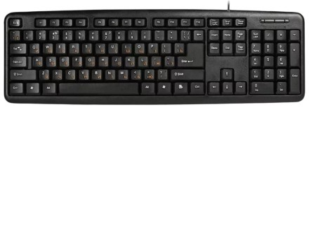 Клавиатура проводная Smartbuy ONE 112 USB/104 клавиши/1.5м, (SBK-112U-K) черная
