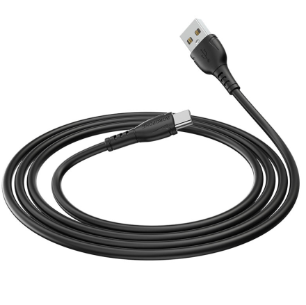 Usb Кабель Type-C Borofone BX51 Triumph 3A 1м силиконовый черный