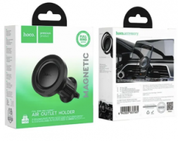 Держатель в автомобиль в воздуховод Hoco H56 магнитный черный
