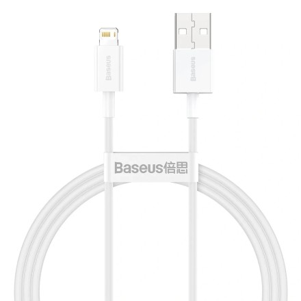 Usb Кабель-зарядка Lightning Baseus Superior 2.4A 2м (CALYS-C02) белый