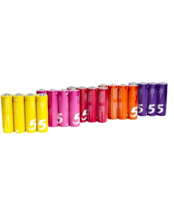 Батарейки CUKTECH AA 40 шт цветные