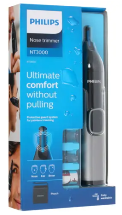 Триммер Philips Nosetrimmer NT3000 NT3650/16 черный