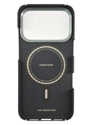 Накладка для i-Phone 17 Pro Keephone Kevlar Norra MagSnap черный