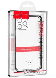 Накладка для i-Phone 12 Pro Max 6.7&quot; Hoco Light силикон прозрачный