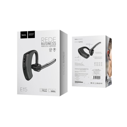 Bluetooth-гарнитура Hoco E15 черная