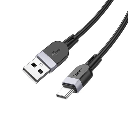 Usb Кабель-зарядка Type-C Hoco X109 3A 60W 1м силиконовый черный
