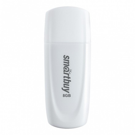USB флеш накопитель Smartbuy 8GB Scout (SB008GB2SCW) белый