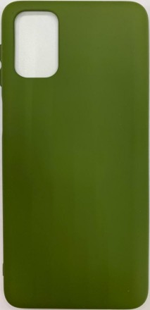 Накладка для Samsung Galaxy M51 Silicone cover болотная