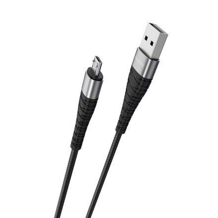 Usb Кабель-зарядка Micro Borofone BX32 Munificent 5A 1м черный
