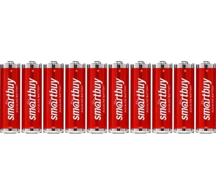 Батарейка алкалиновая Smartbuy LR6/10 box (10/300)  SBBA-2A10BX
