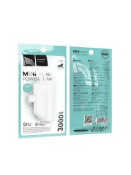 Powerbank Hoco J147 3000mAh Lightning белый