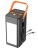 Powerbank Hoco DB49 100000mAh 4USB/1C с проводом Type-C/Lightning с фонариком черный