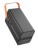 Powerbank Hoco DB49 100000mAh 4USB/1C с проводом Type-C/Lightning с фонариком черный