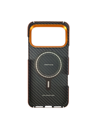 Накладка для i-Phone 17 Pro Max Keephone Kevlar Norra MagSnap оранжевый