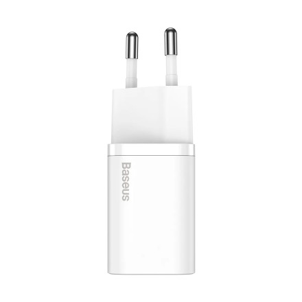 Сетевое зарядное устройство Baseus Super Si Quick Charger 1C 20W EU (CCSUP-B02) белое