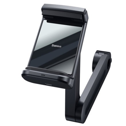 Держатель в автомобиль на заднее сидение Baseus Energy с беспроводной зарядкой WXHZ-01 черный