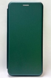 Чехол-книжка Samsung Galaxy A24 Fashion Case кожаная боковая темно-зеленая