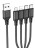 Usb Кабель-зарядка Hoco X76 4в1 Micro/Lightning/ 2 Type-C 1м черный