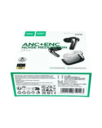 Беспроводные наушники TWS Hoco EQ16 ANC+ENC черные