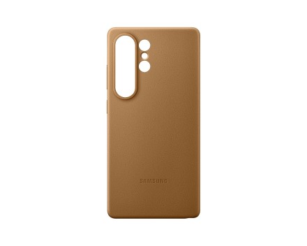 Накладка для Samsung Galaxy S25 Ultra MagSafe Kindsuit Case кожанный светло-коричневый