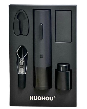 Винный набор Xiaomi Huo Hou 4 in 1 Set in a Gift Box HU0047 чёрный