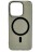 Накладка для i-Phone 15 Pro Keephone X-Crystal Magsafe черный прозрачный